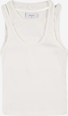 GRUNT Top 'Lyng' in White: front