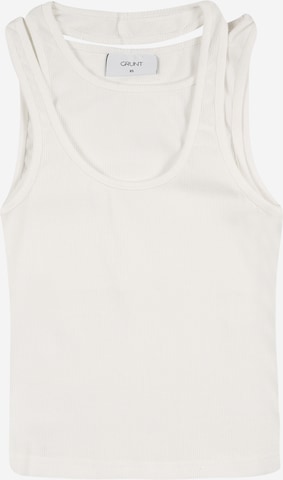GRUNT Top 'Lyng' in White: front