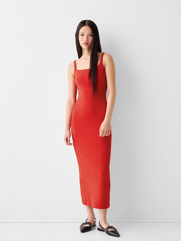 Bershka Kleid in Rot: predná strana