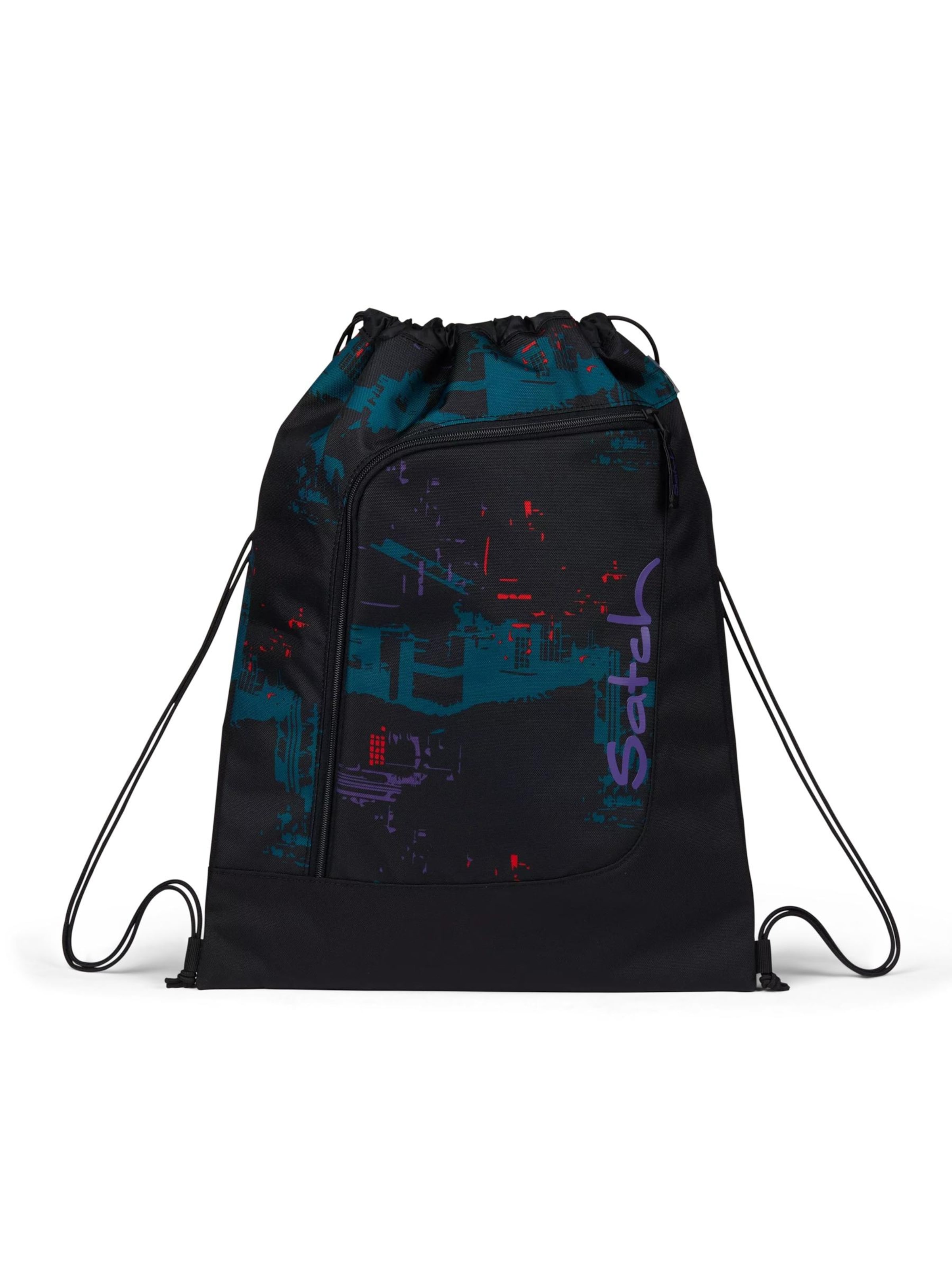 Satch Gym Bag 'Sportbeutel Sportbeutel' in Grey: front