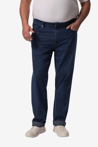 Boston Park Regular Jeans in Blauw: voorkant