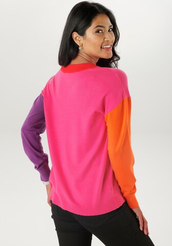 Aniston SELECTED Pullover in Pink