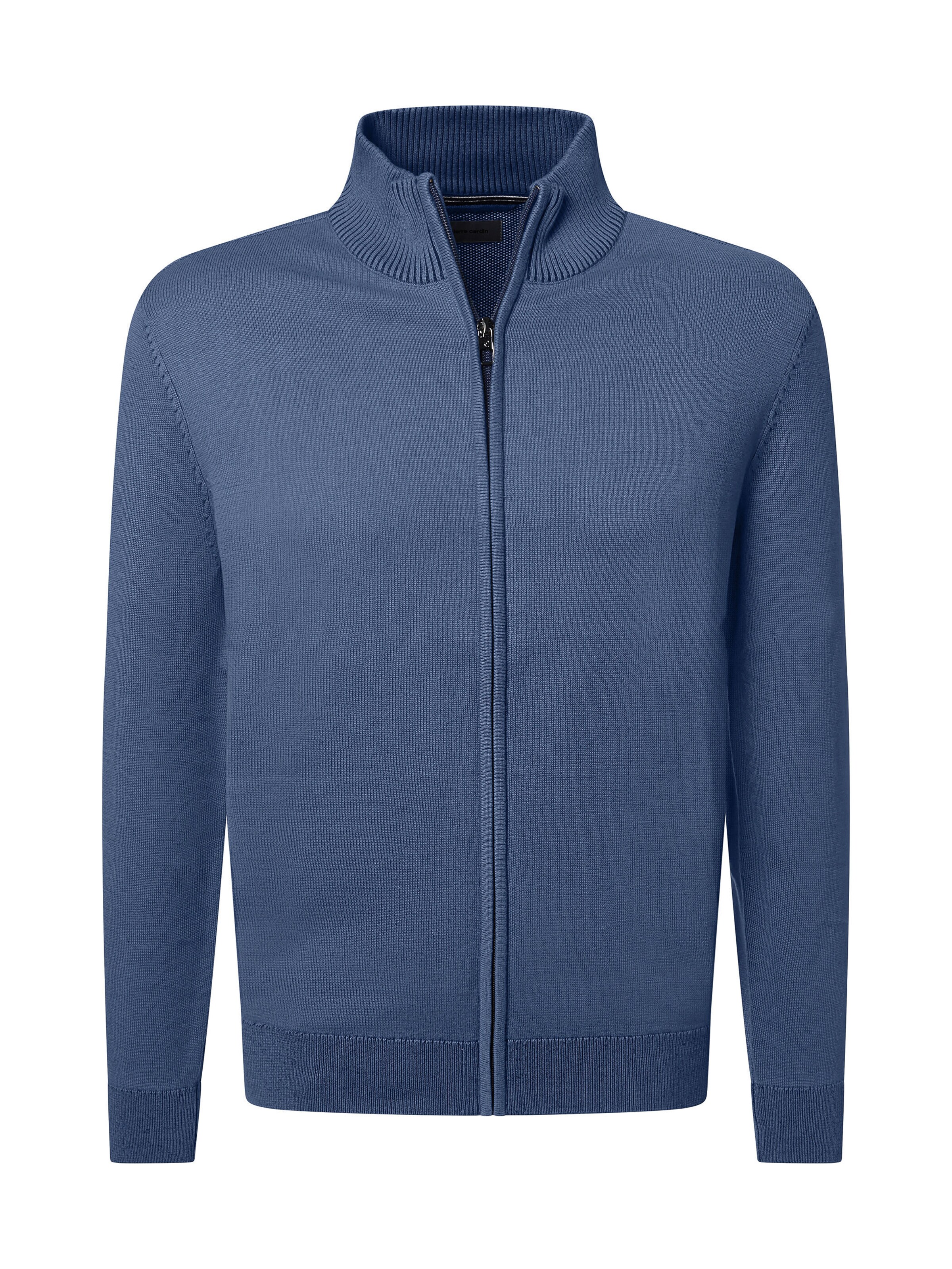 Vestes en maille PIERRE CARDIN en bleu : devant