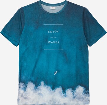 T-Shirt s.Oliver en bleu : devant