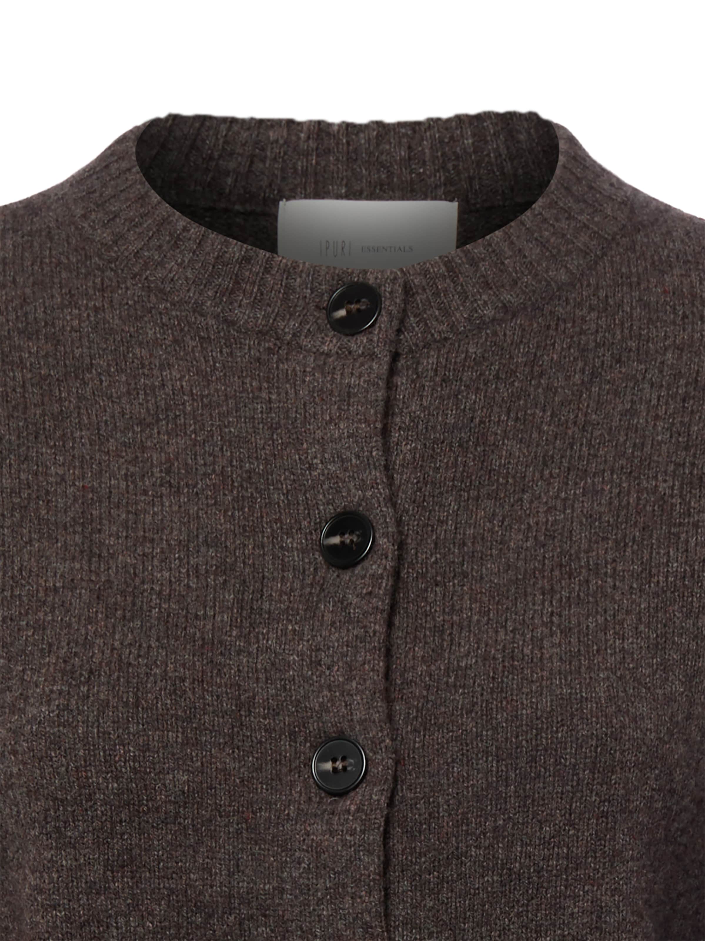 Cardigan oversize Ipuri en marron