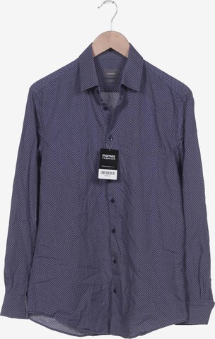 MONTEGO Button Up Shirt in L in Blue: front