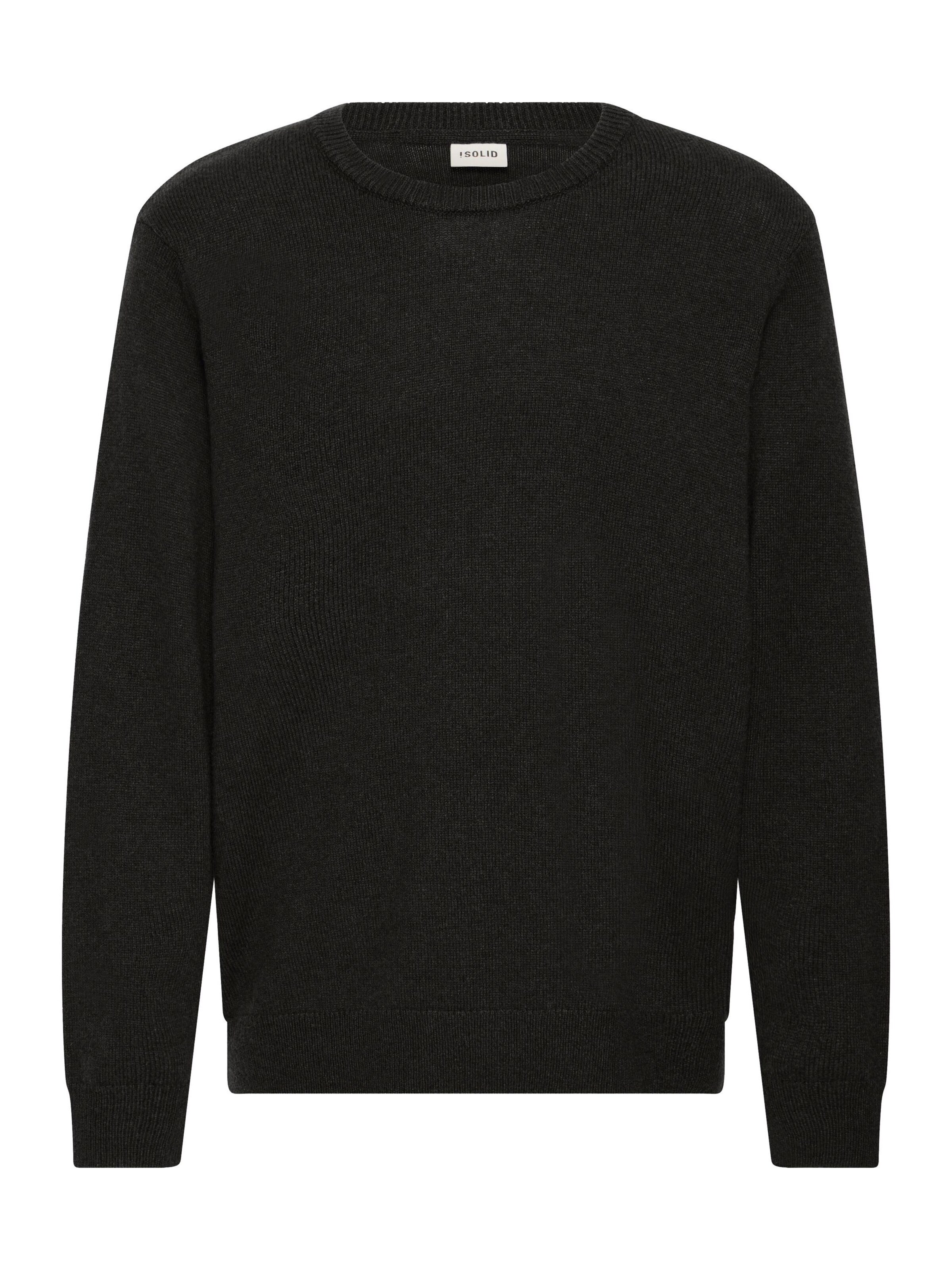 Pullover ' SDRICK ' di !Solid in nero: frontale