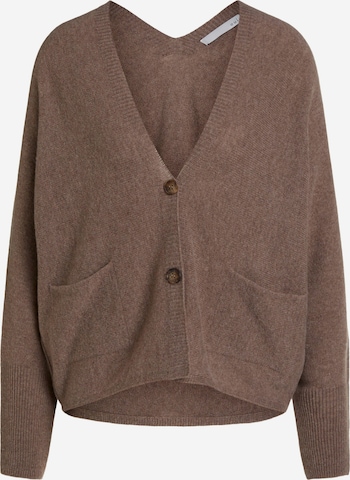 OUI Knit Cardigan in Brown: front