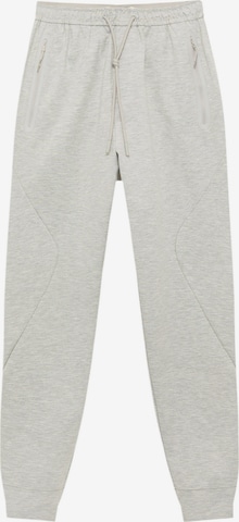 Effilé Pantalon Pull&Bear en gris : devant