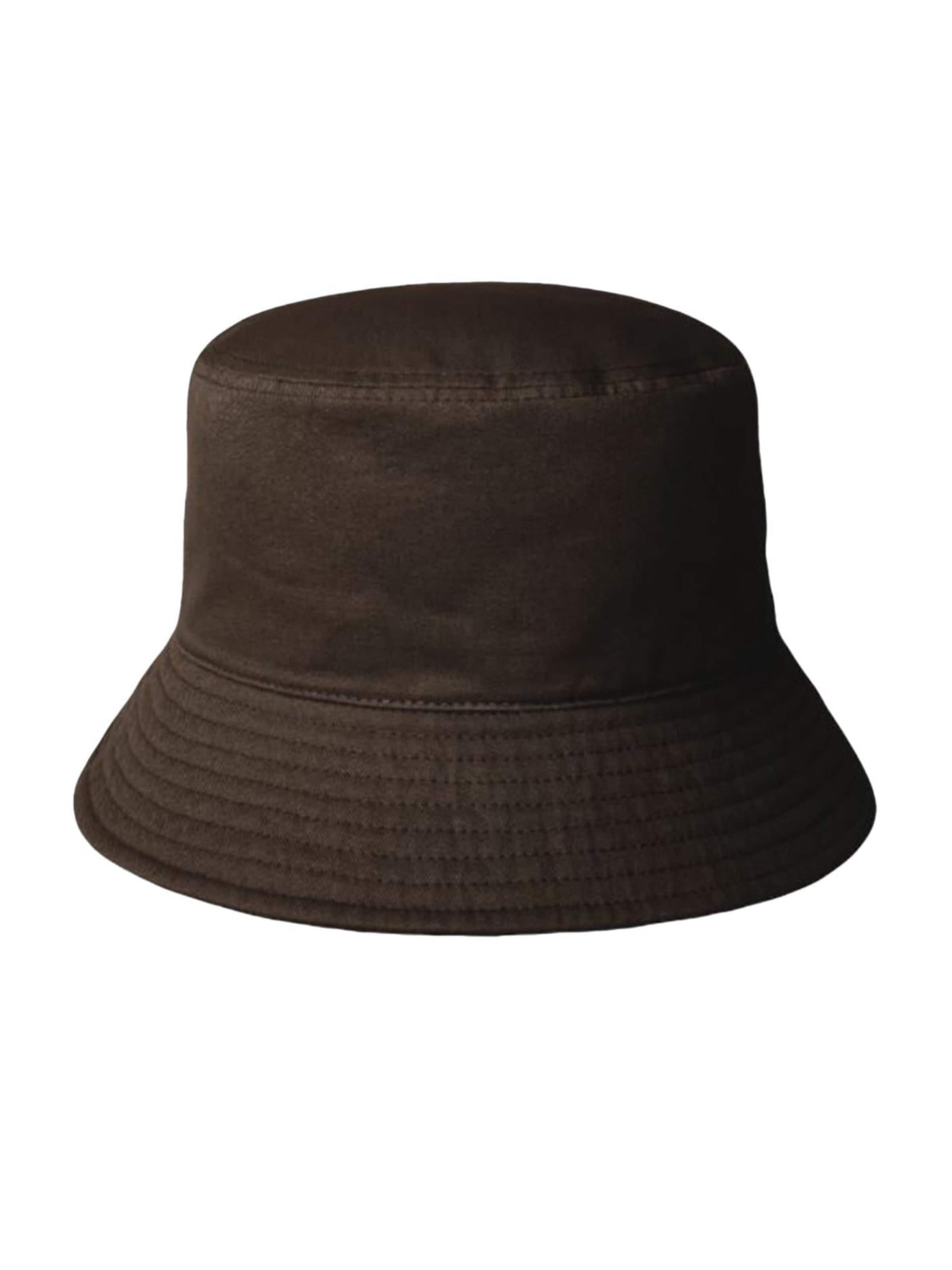 KANGOL Hat 'Washed Bucket Coffee Bean' i brun