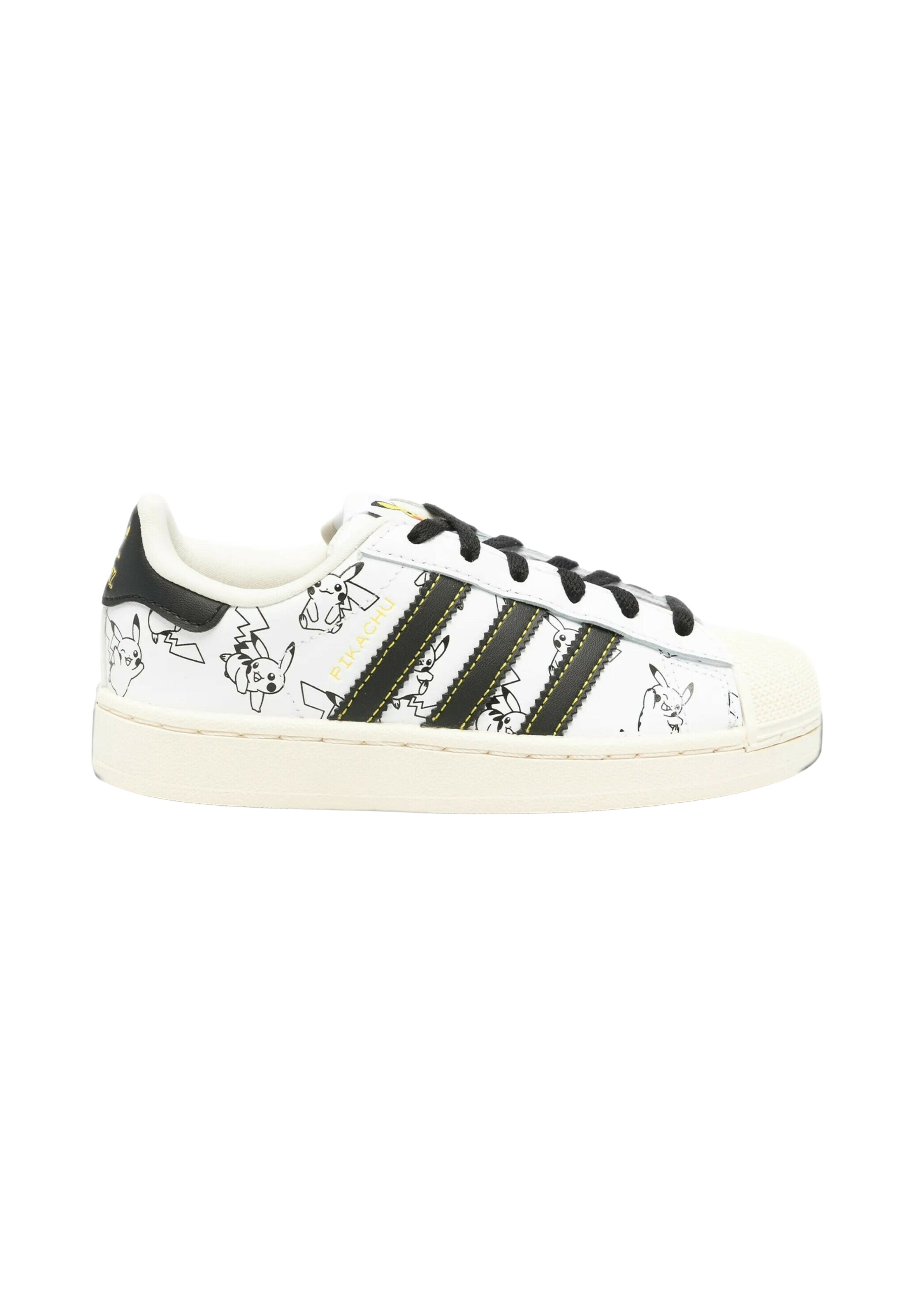 ADIDAS ORIGINALS Baskets 'SUPERSTAR II' en 28 en jaune / noir / blanc, Vue avec produit