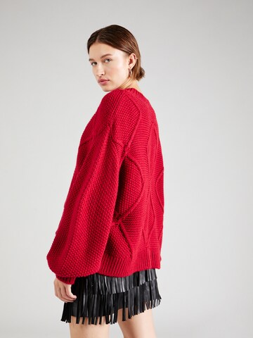 Guido Maria Kretschmer Women - Pullover 'Manjola jumper' em vermelho: atrás