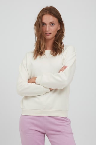 b.young Sweatshirt in Wit: voorkant
