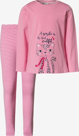 SALT AND PEPPER Pajamas in Pink: front