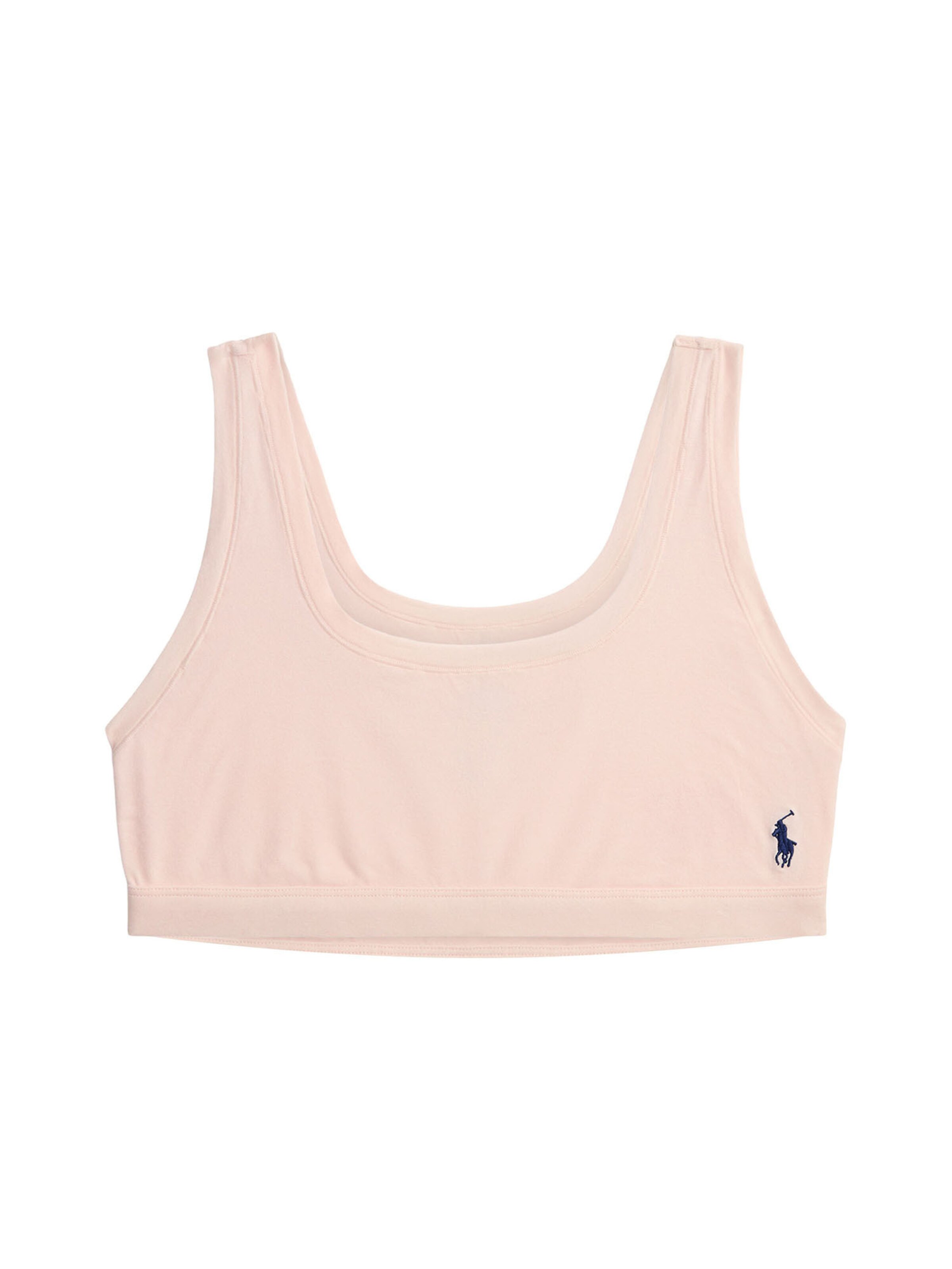 Soutien-gorge ' Club Cotton ' Polo Ralph Lauren en beige : devant
