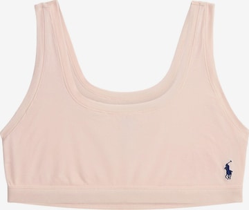 Soutien-gorge ' Club Cotton ' Polo Ralph Lauren en beige : devant