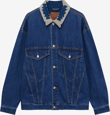 Veste mi-saison Pull&Bear en bleu : devant