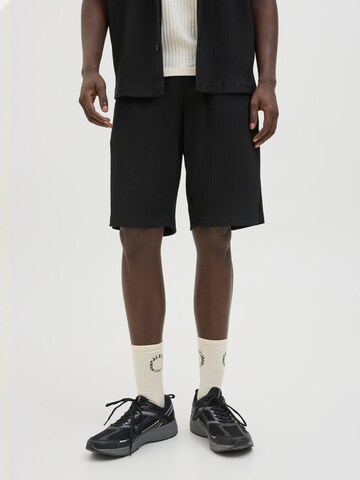 Regular Pantalon JACK & JONES en noir : devant