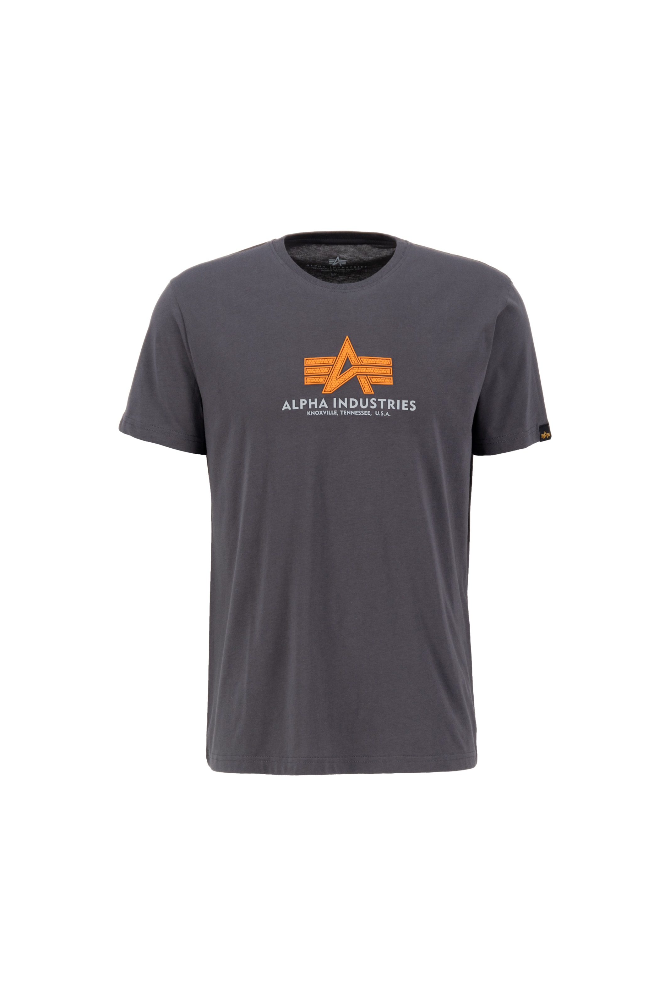 ALPHA INDUSTRIES Футболка в Серый: спереди