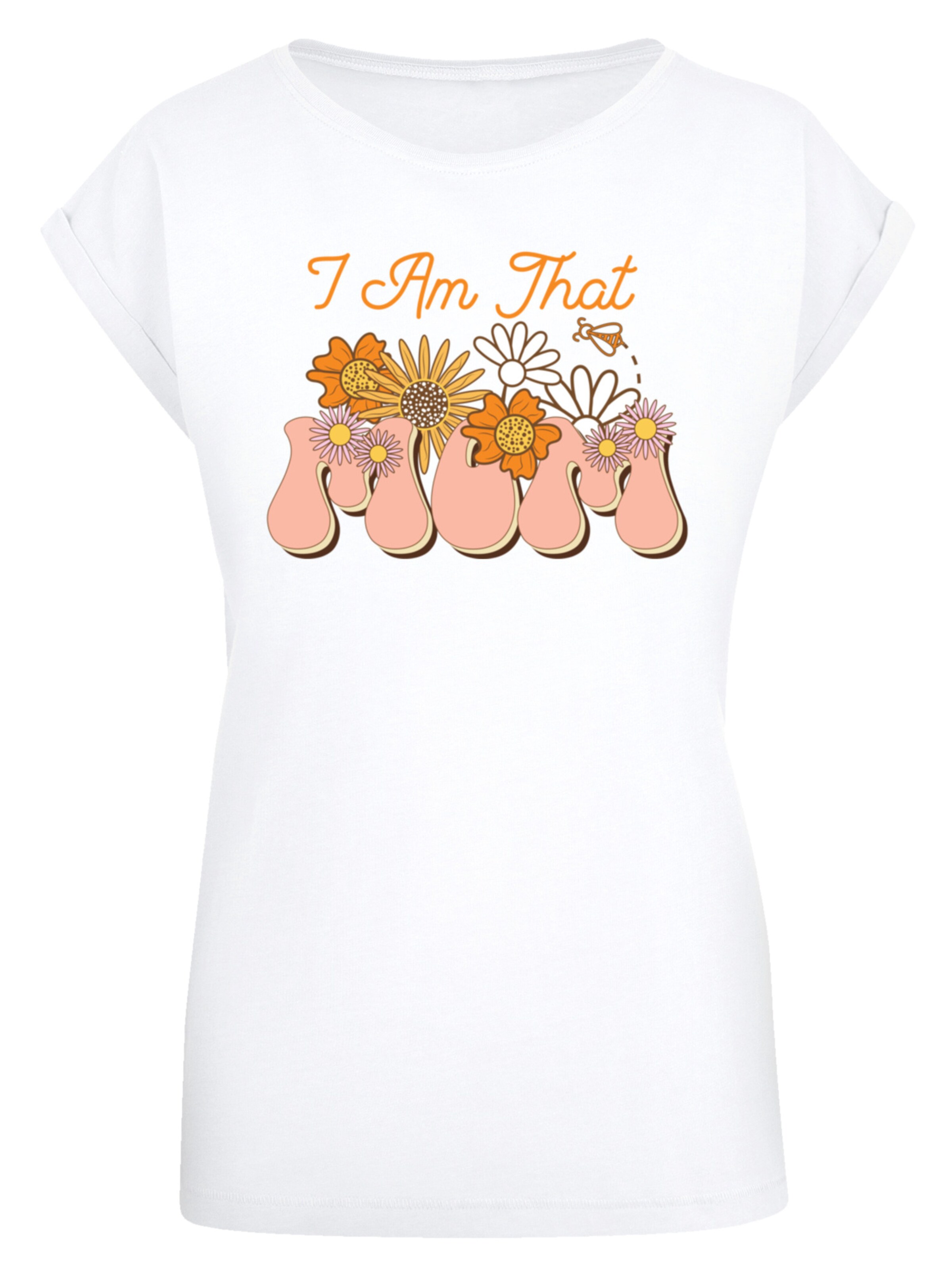 F4NT4STIC Shirt in Wit: voorkant