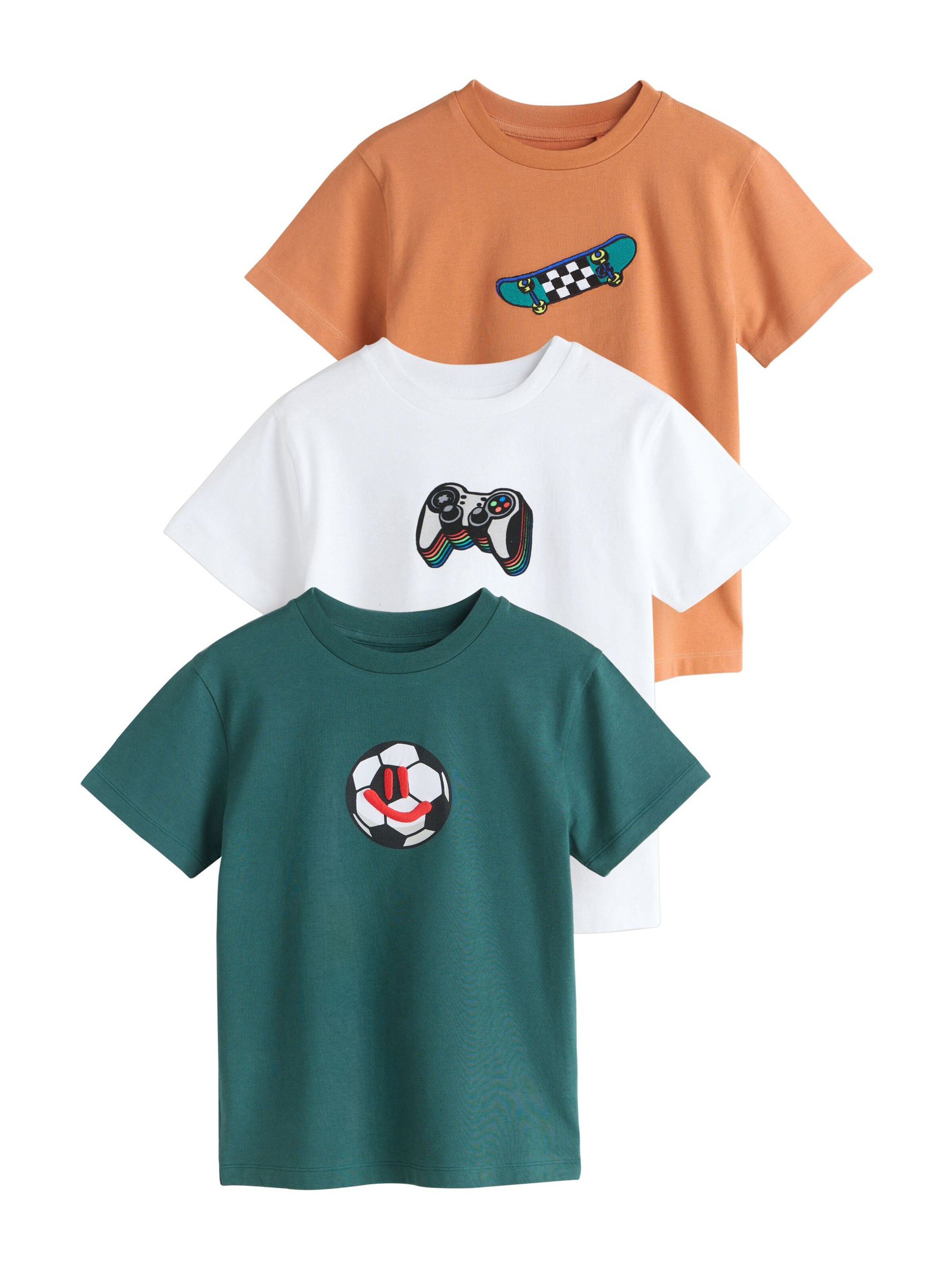 Next Футболка в Коричневый: спереди