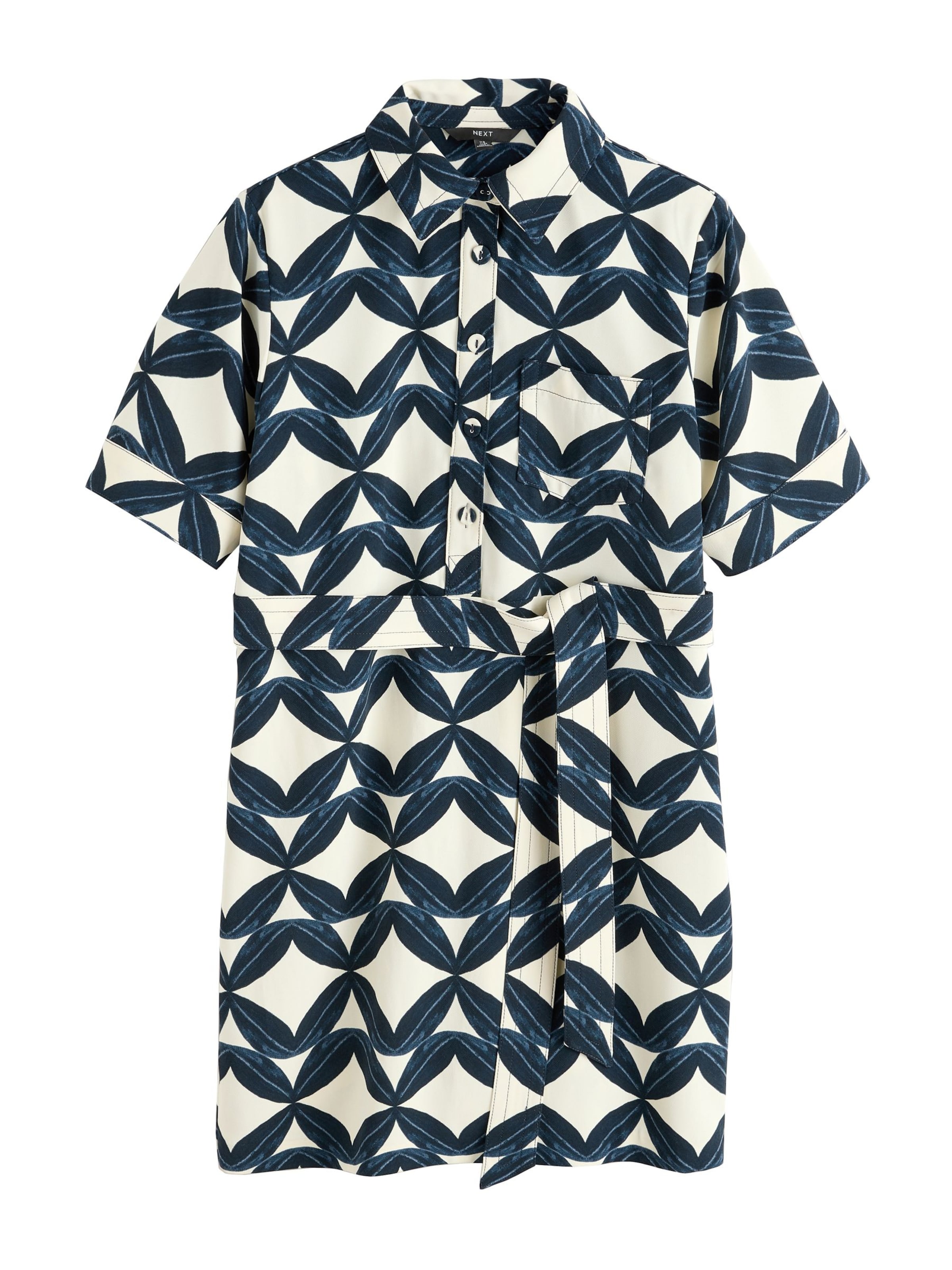 Next Shirt dress in Blue: front