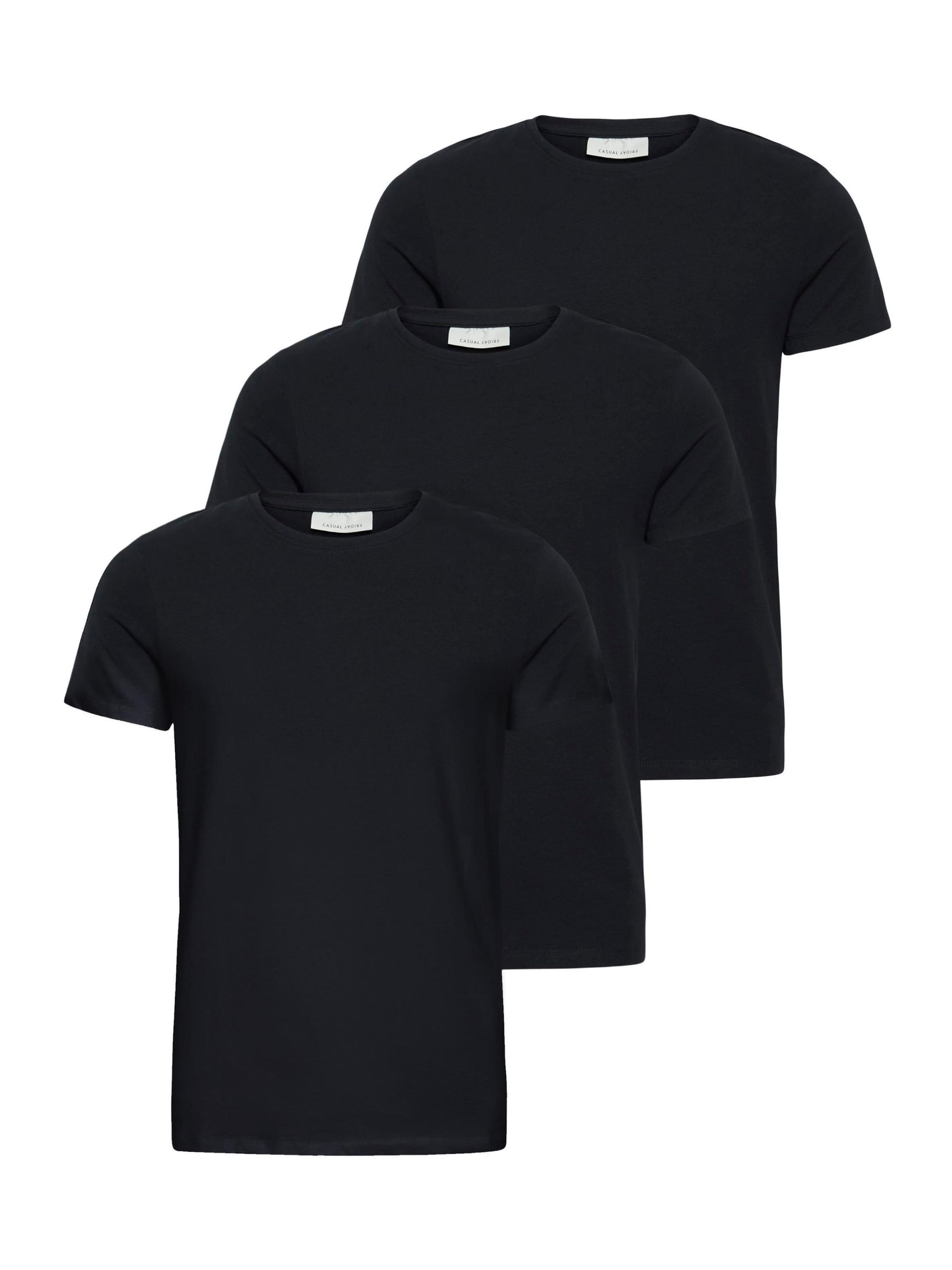 Casual Friday Shirt ' CFDavide ' in Black: front