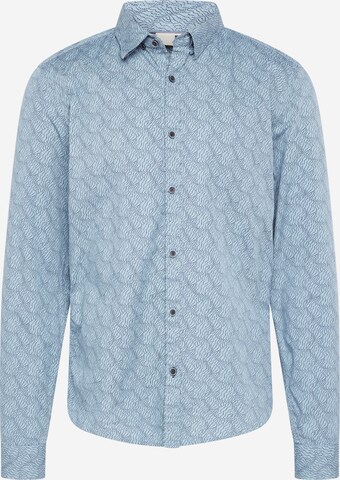 Coupe regular Chemise GARCIA en bleu : devant