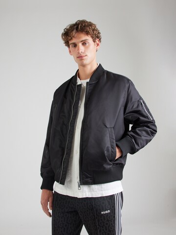 Veste mi-saison 'Biero' HUGO en noir : devant