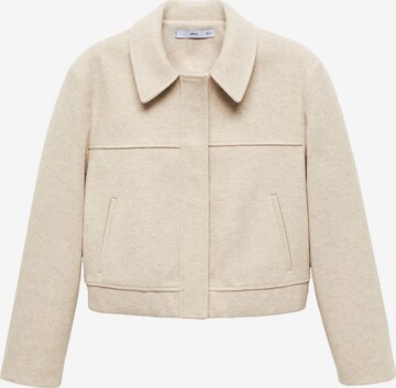 MANGO Between-Season Jacket 'Fumy' in Beige: front