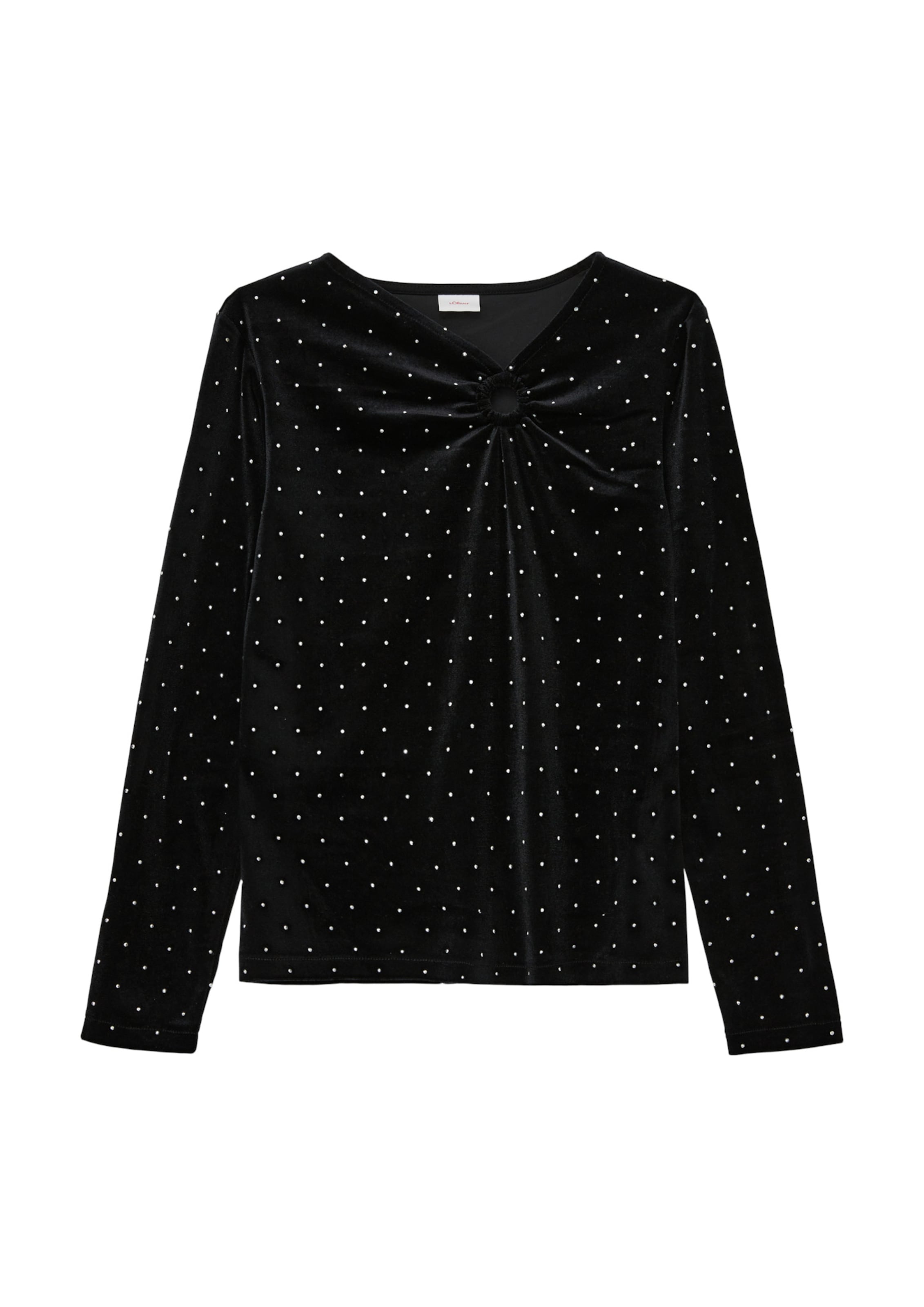 s.Oliver Shirt in Schwarz: Vorderseite