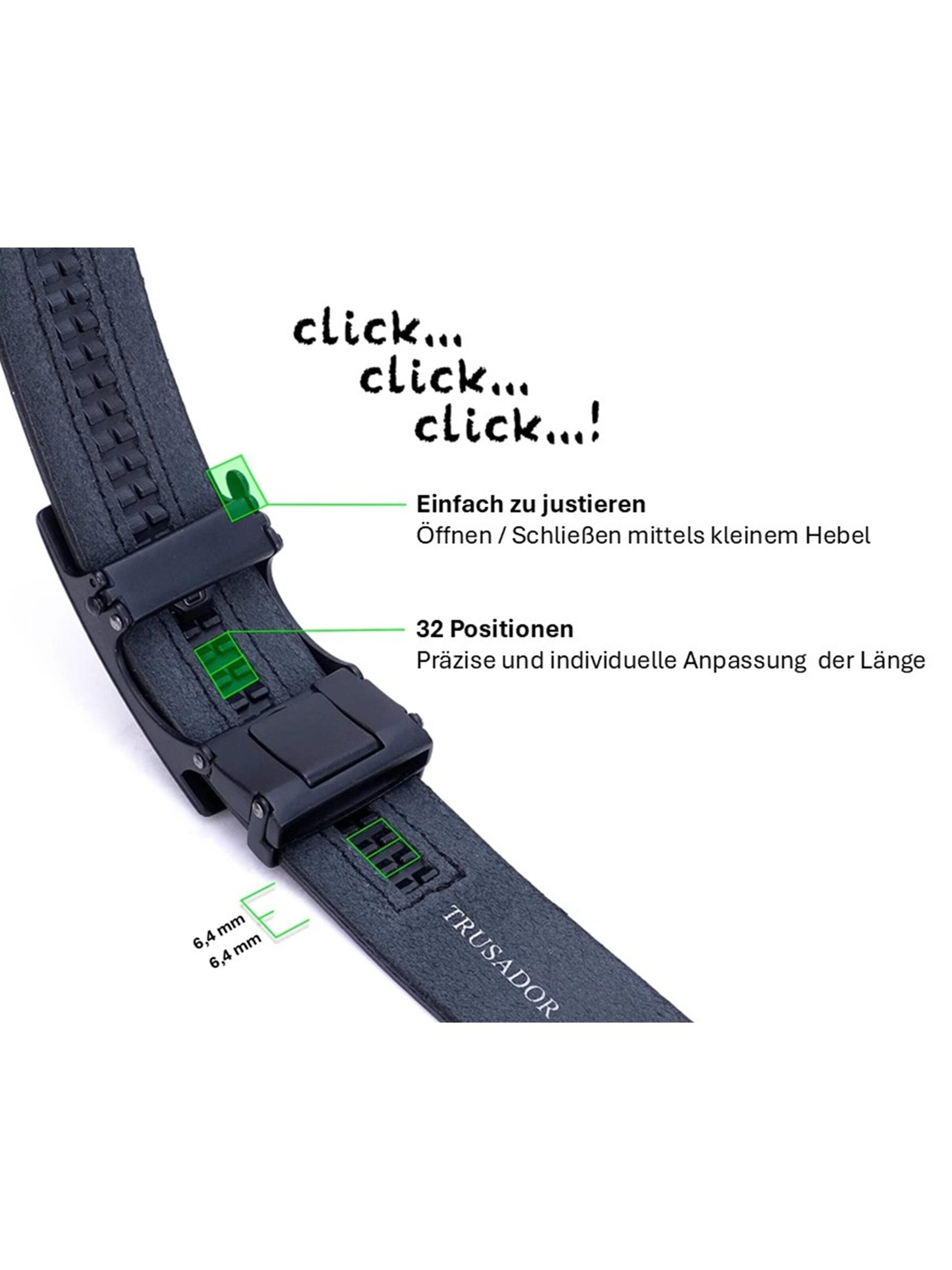 Trusador Belt 'Ferrara' in Black