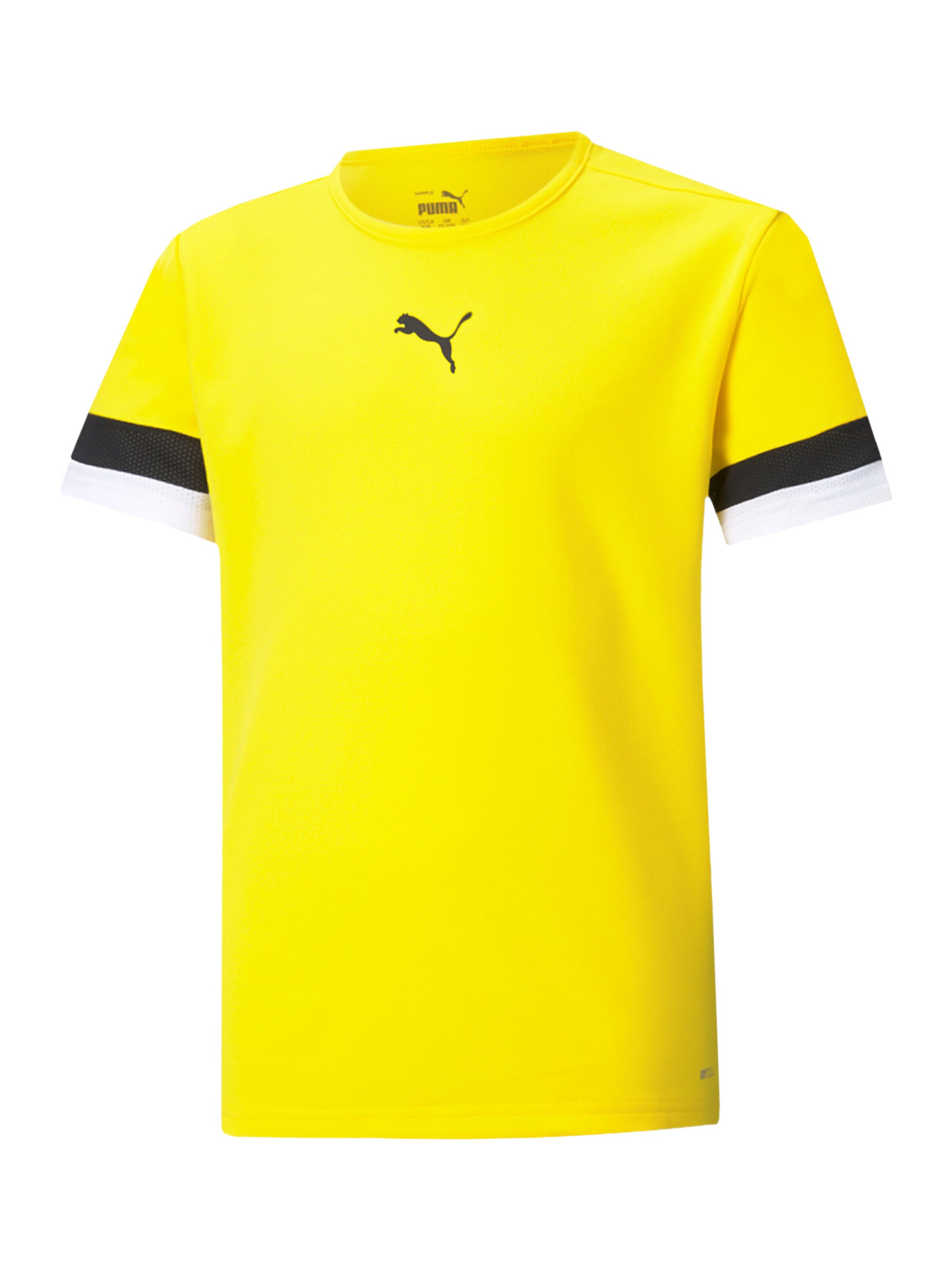 PUMA Performance Shirt in Yellow: front