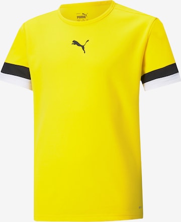 PUMA Performance Shirt in Yellow: front