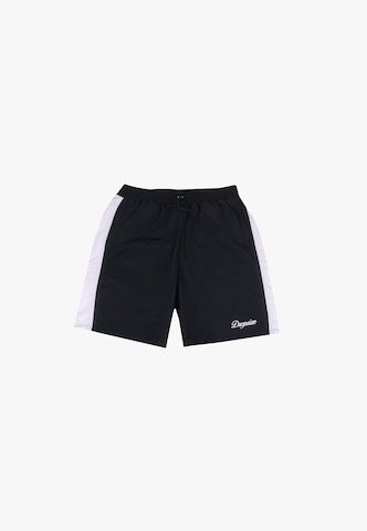 Dropsize Regular Shorts 'Piping' in Schwarz