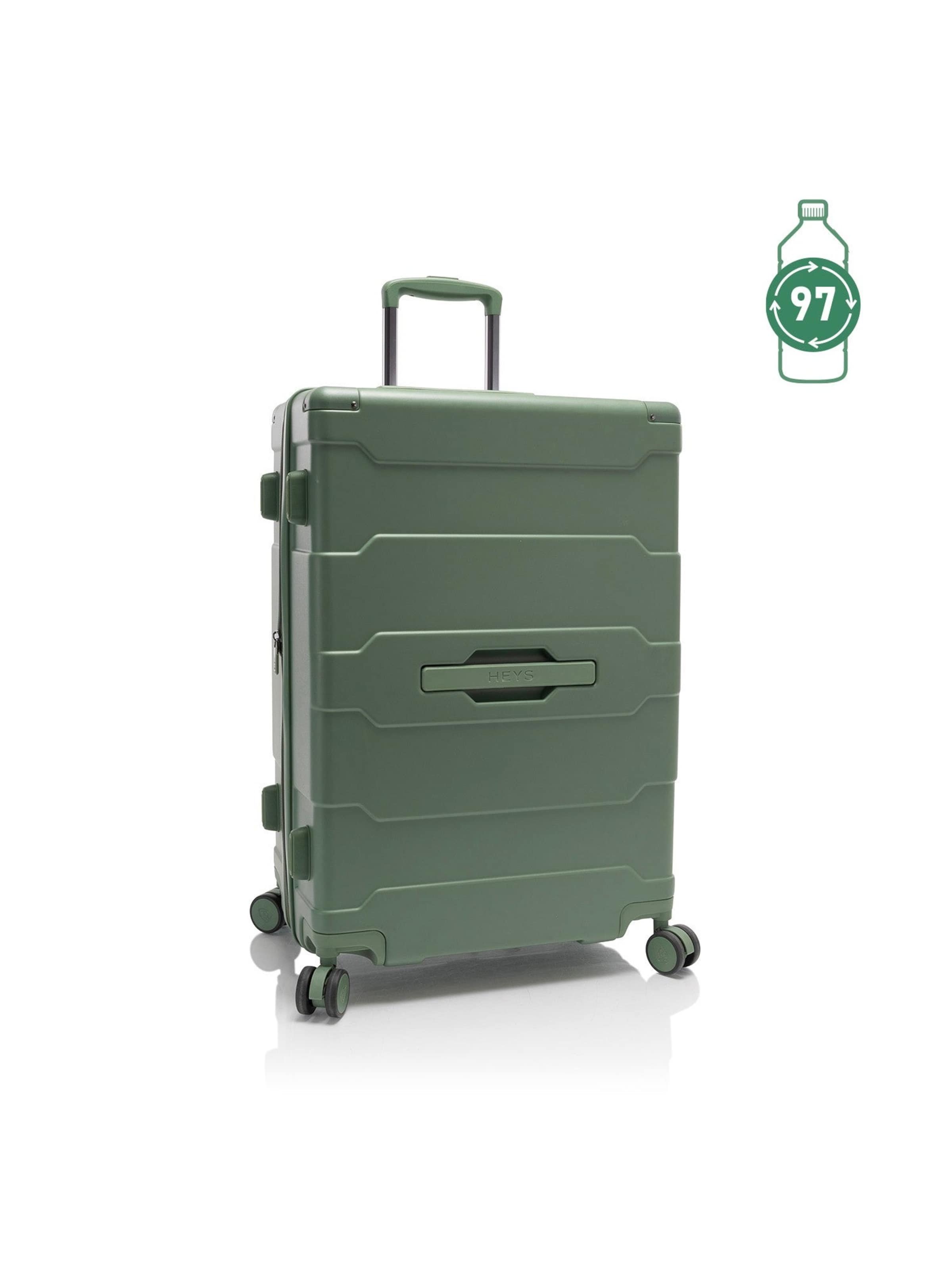 Heys Koffer in Groen: voorkant