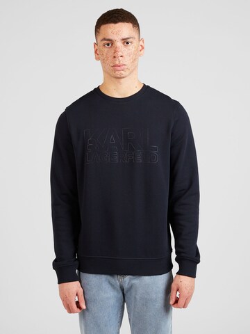Karl Lagerfeld Sweatshirt in Blauw: voorkant
