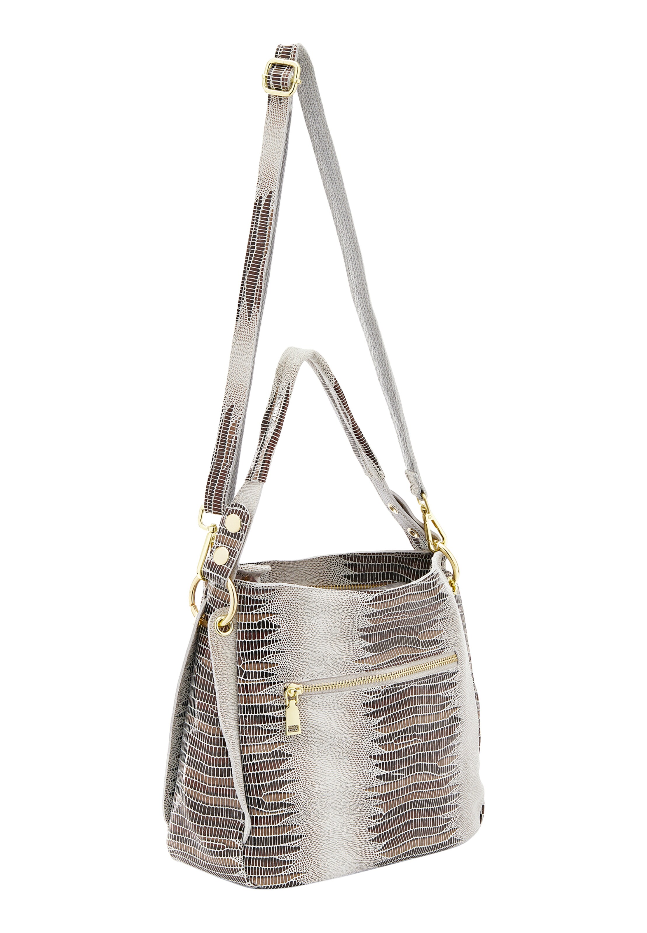 NAEMI Schultertasche in Grau