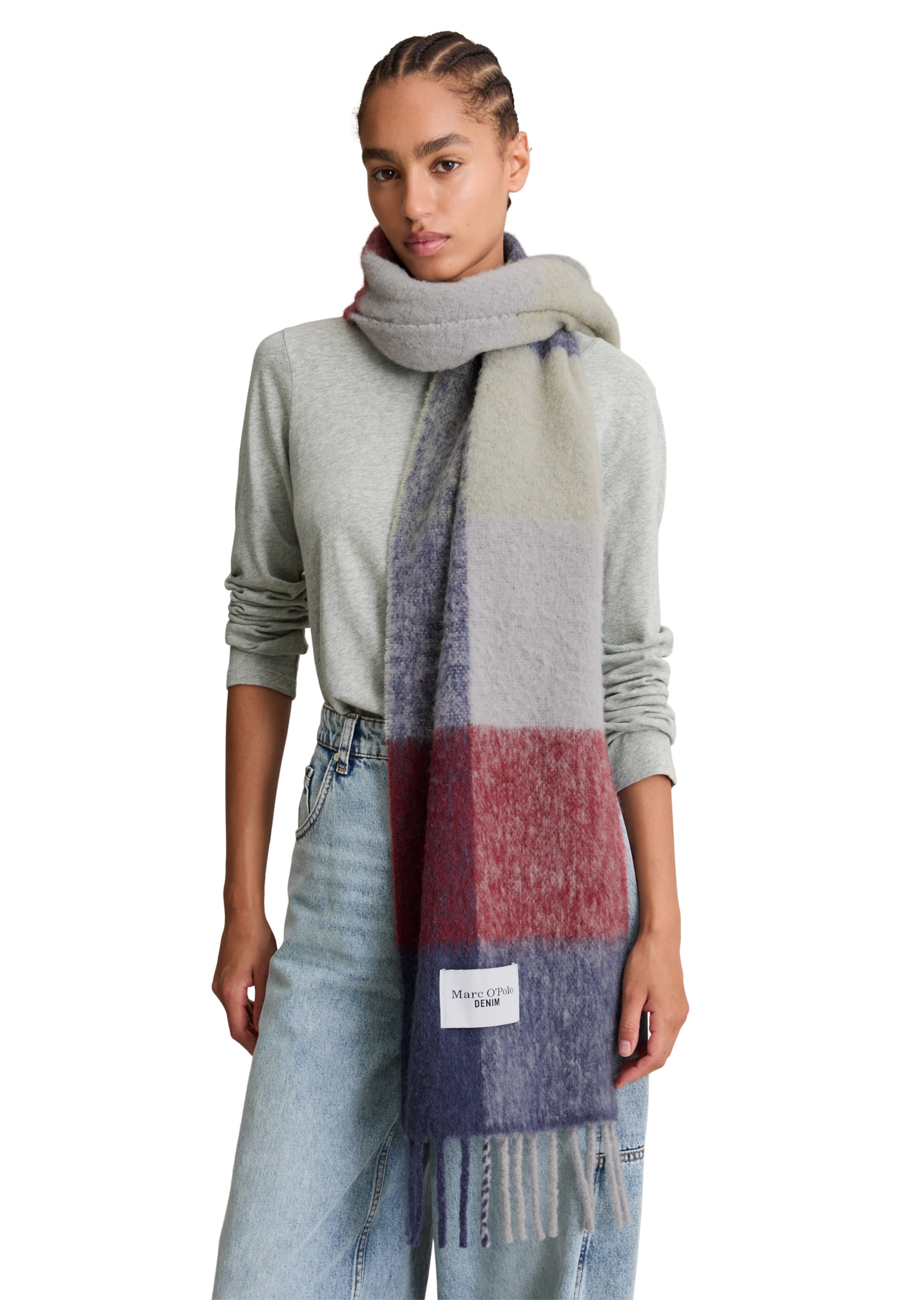 Écharpe Marc O'Polo DENIM en mélange de couleurs : devant