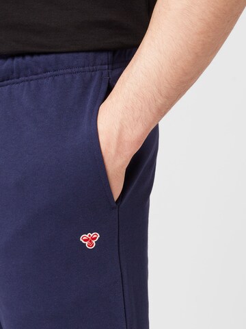 Hummel Tapered Broek 'Fred' in Blauw