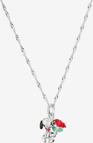 Thomas Sabo Kette 'Snoopy mit Rosen Peanuts' in Silber: Vorderseite