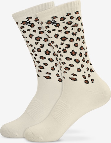 Chaussettes J.Clay en beige : devant