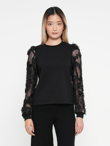 ONLY - Sudadera 'ONLLAVIN' en negro: frente