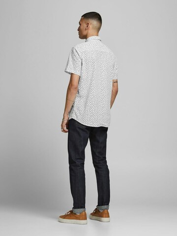 JACK & JONES Slim Fit Риза в бяло