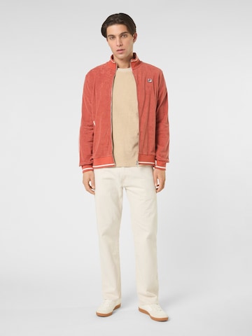 FILA - Sudadera con cremallera 'TAVARNUZZE regular towelling track jacket' en rojo