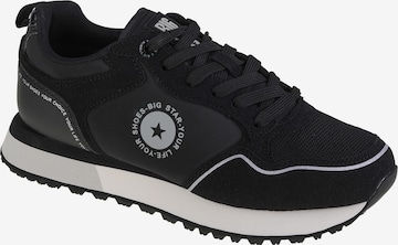 Baskets basses BIG STAR en noir : devant