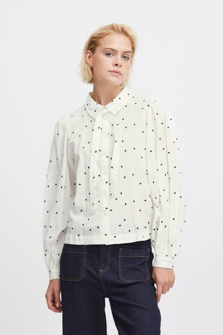 Atelier Rêve Blouse 'Sanaja' in Wit: voorkant