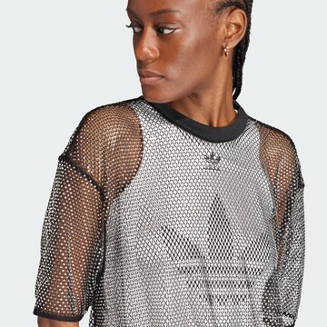 ADIDAS ORIGINALS Shirt 'Adilenium Rhinestone' in Zwart