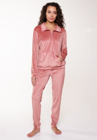 LingaDore Sweatsuit in Pink: front