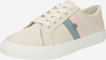 Sneaker low 'JANSON II' de la Lauren Ralph Lauren pe bej: față